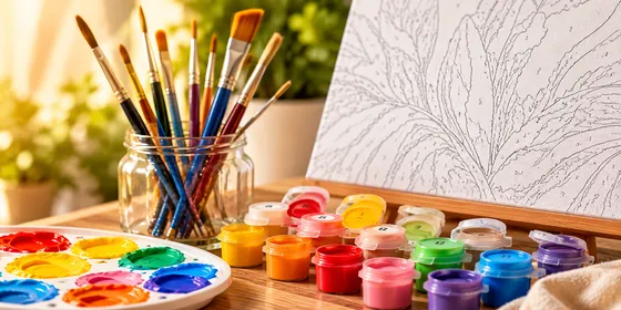 كيفية اختيار الألوان والفرش للرسم بالأرقام
